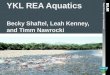 YKL REA Aquatics Becky  Shaftel , Leah Kenney, and  Timm Nawrocki