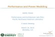 Performance and Power  M odeling