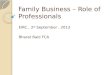 Family Business – Role of Professionals