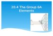 20.4 The Group 6A Elements