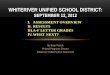 Whiteriver Unified School District: September 12, 2012