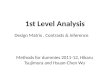 1st  Level Analysis