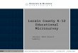 Lorain County K-12 Educational Microsurvey