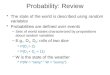 Probability: Review