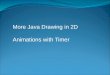 More Java  Drawing in  2D Animations  with  Timer