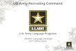 U.S. Army Language Programs USAREC Language Advocate SFC Jeffrey Henry