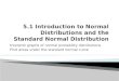 5.1 Introduction to Normal Distributions and the Standard Normal Distribution