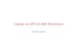 Update on APV25-SRS  Electronics