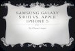 Samsung galaxy S®III vs. Apple  iphone  5
