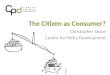 The Citizen as Consumer?