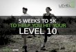5 WEEKS TO 5K  TO HELP YOU HIT YOUR LEVEL 10