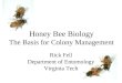 Honey Bee Biology The Basis for Colony Management