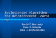 Evolutionary Algorithms for Reinforcement Learning
