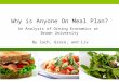 Why is Anyone On Meal Plan? An Analysis of Dining Economics at  Brown University