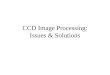 CCD Image Processing: Issues & Solutions