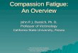 Compassion Fatigue: An Overview