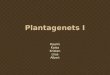 Plantagenets I