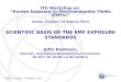 SCIENTIFIC BASIS OF THE EMF EXPOSURE STANDARDS