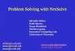 Problem Solving with NetSolve