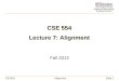 CSE 554 Lecture 7: Alignment
