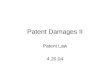 Patent Damages II
