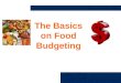 The Basics on Food Budgeting
