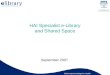 HAI Specialist e-Library and Shared Space