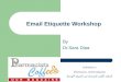 Email Etiquette Workshop