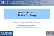 Module 3.1: Data Fitting