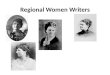 Regional Women Writers
