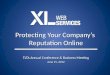Protecting Your Company’s  Reputation Online