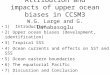 Attribution and impacts of upper ocean biases in CCSM3 W.G. Large and G. Danabasoglu