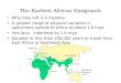 The Earliest African Emigrants