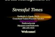 Stress Management in  Stressful Times