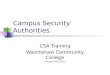 Campus  Security  Authorities