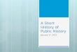 A Short History of Public History