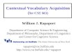 Contextual Vocabulary Acquisition ( for CSE 663)