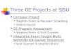 Three GE Projects at SJSU