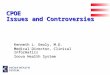CPOE Issues and Controversies