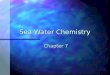 Sea Water Chemistry