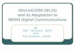 WinLink2000 (WL2K) and its Adaptation to MEMA Digital Communications