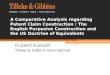 A Comparative Analysis regarding Patent Claim Construction : The English Purposive Construction and the US Doctrine of Equivalents