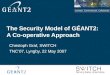 The Security Model of GÉANT2: A Co-operative Approach