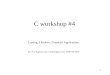 C workshop #4