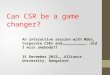 Can CSR be a game changer?