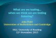 What are we testing… when we think we are testing listening?