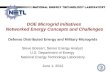 DOE  Microgrid  Initiatives  Networked Energy Concepts and Challenges