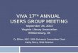 VIVA 17 th  Annual  Users Group Meeting