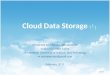 Cloud Data Storage