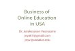 Business of  Online Education  in USA